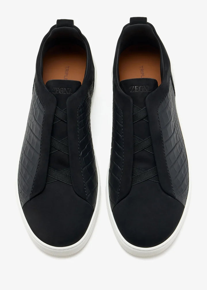 Croc Leather Triple Stitch SecondSkin
