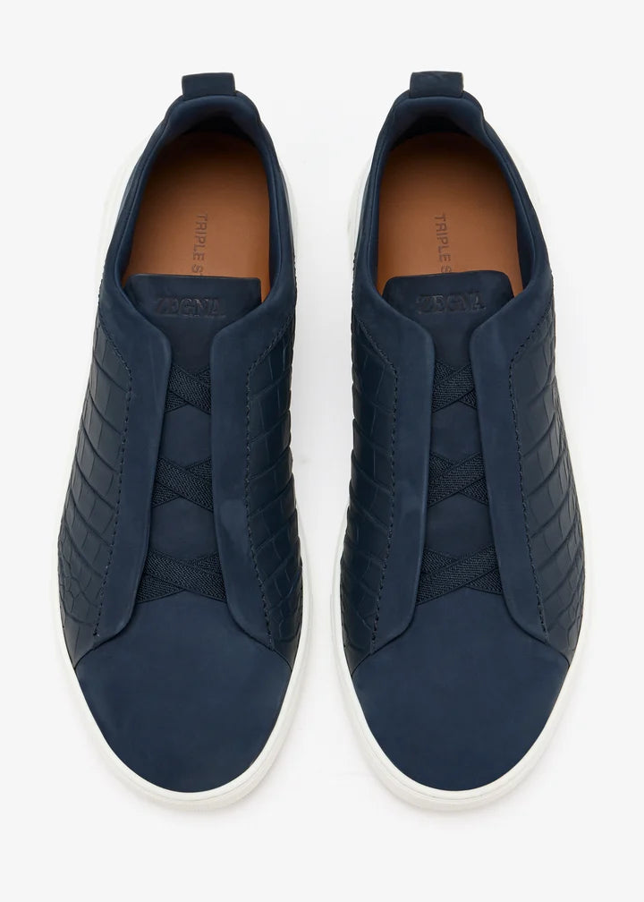 Croc Leather Triple Stitch SecondSkin